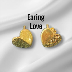 GOLD 916 EARING (1298) - Weight: 1.91 g