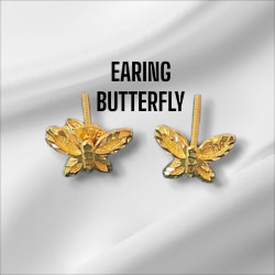 GOLD 916 EARING (3831) - Weight: 1.91 g