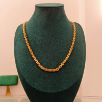 GOLD 916 NECKLACE WANGZI - Weight: 21.59 g