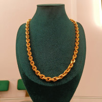 GOLD 916 NECKLACE WANGZI (4270) - Weight: 89.16 g