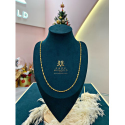 GOLD 916 NECKLACE - Weight: 9.26 g